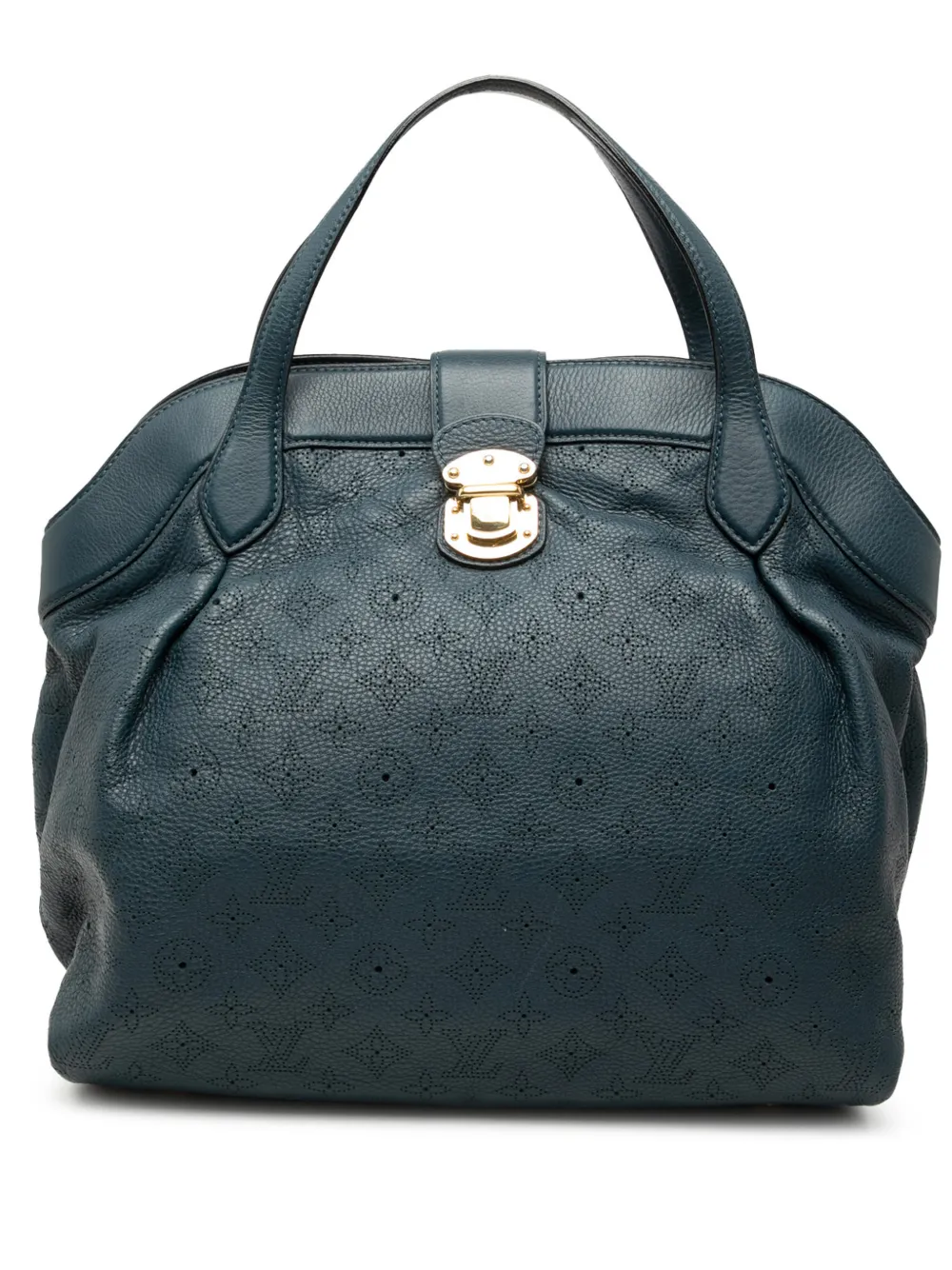 Louis Vuitton Pre-Owned 2010 Monogram Mahina Cirrus MM tote bag - Blu