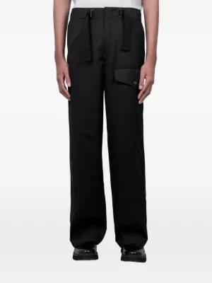Helmut Lang Worker レザーパンツ | ブラック | FARFETCH JP