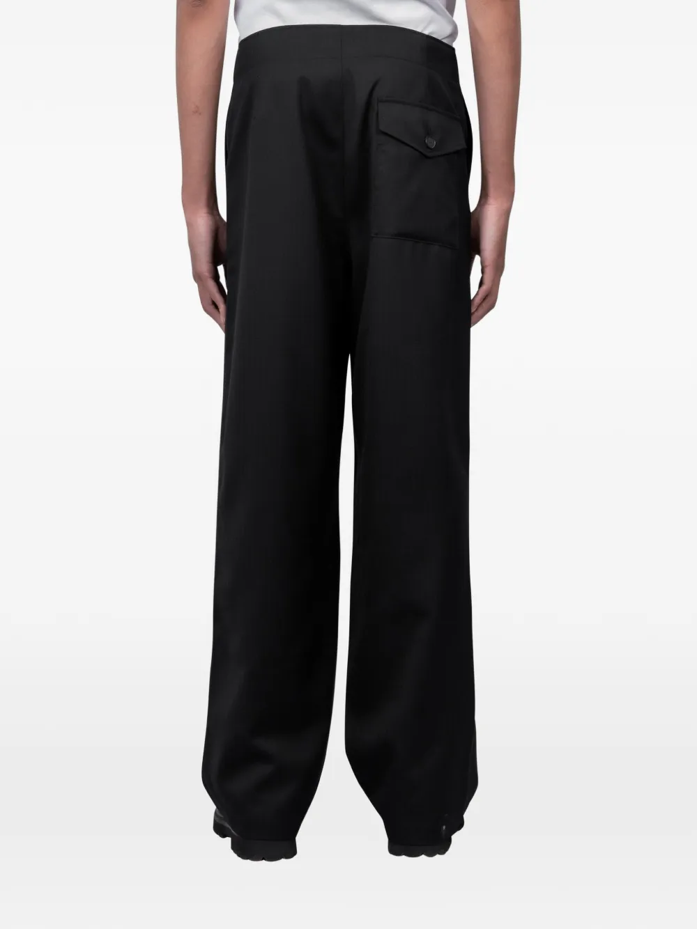 Auralee Cargo broek met gesp Zwart