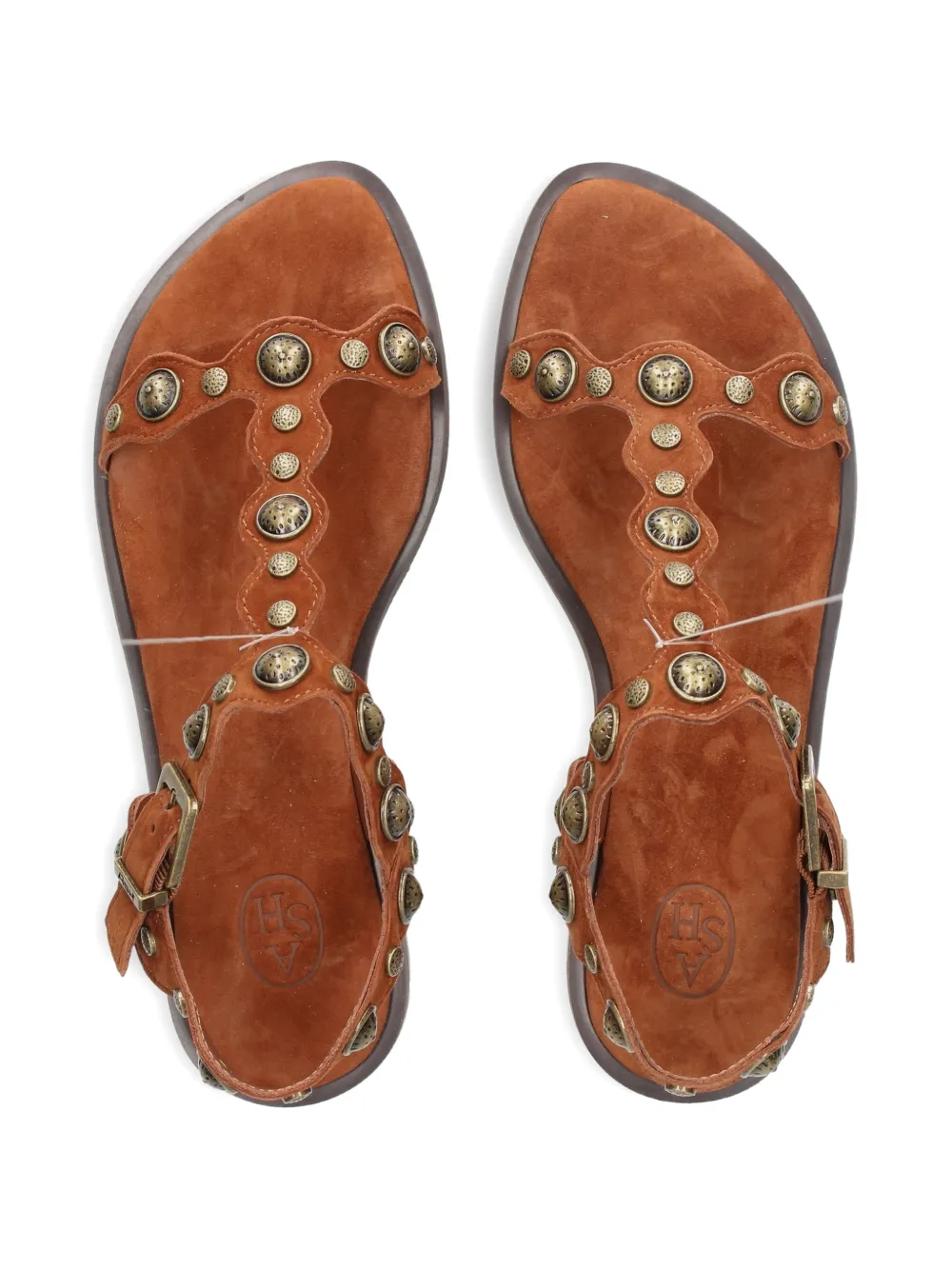 Ash Phanny studded T-bar sandals Bruin