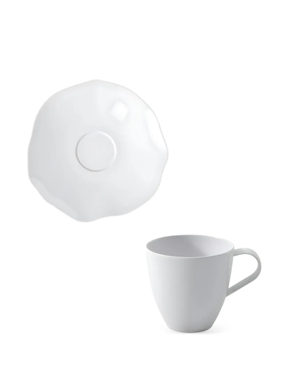  Villeroy & Boch Lot De Tasses à Café à Anse Incurvée (lot De Six Personnes) - Blanc 