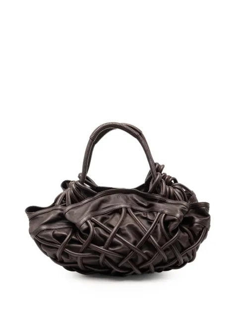 Loewe Pre-Owned 2007 Lambskin Braided Aire hobo bag