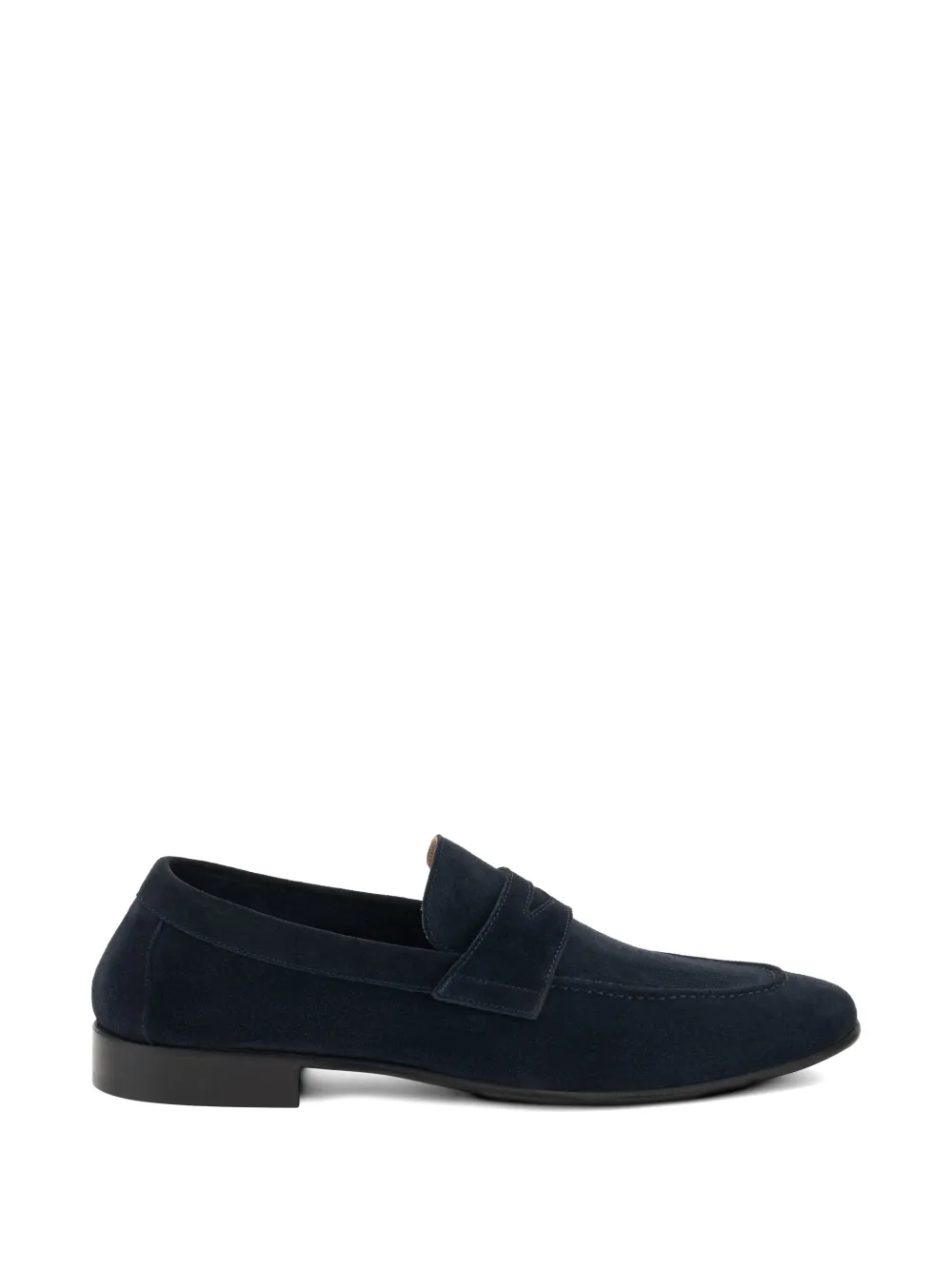 Boggi Milano suede leather loafers - Blu