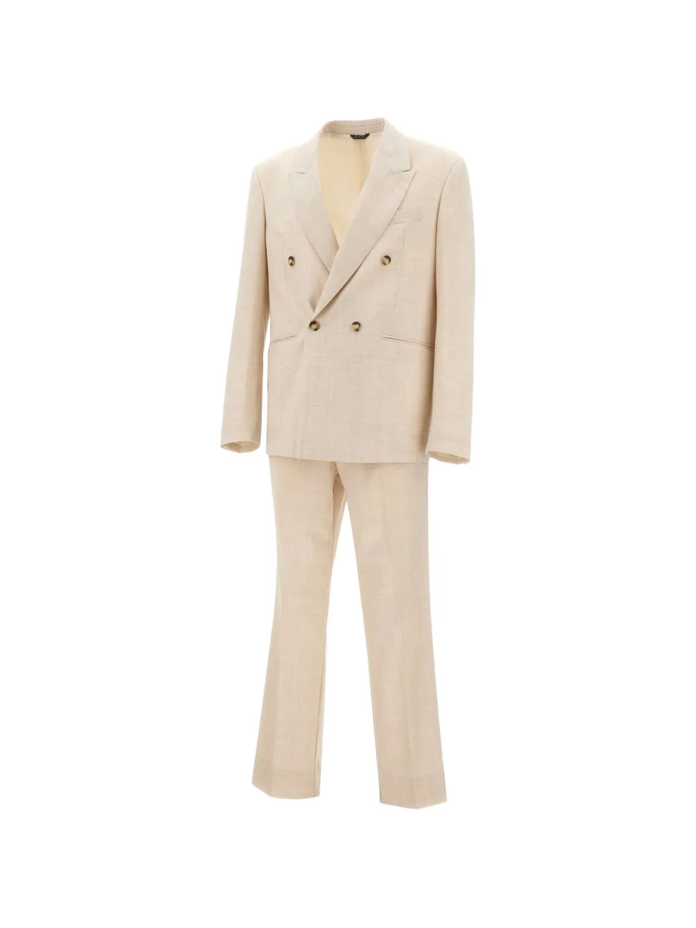 Ungaro double-breasted peak-lapel suit - Toni neutri