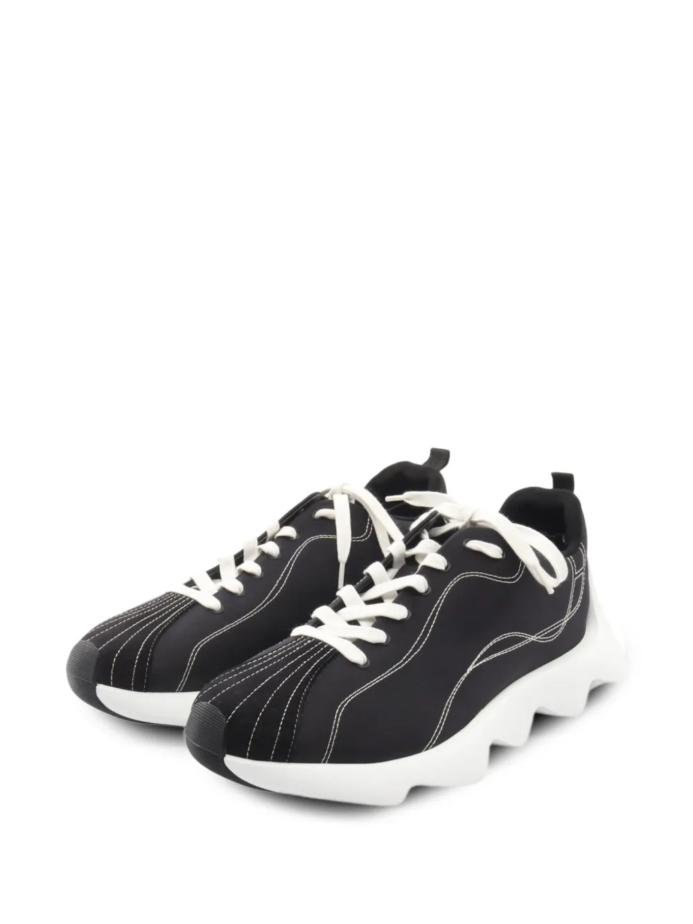 Hermès Pre-Owned Anvol panelled sneakers - Schwarz