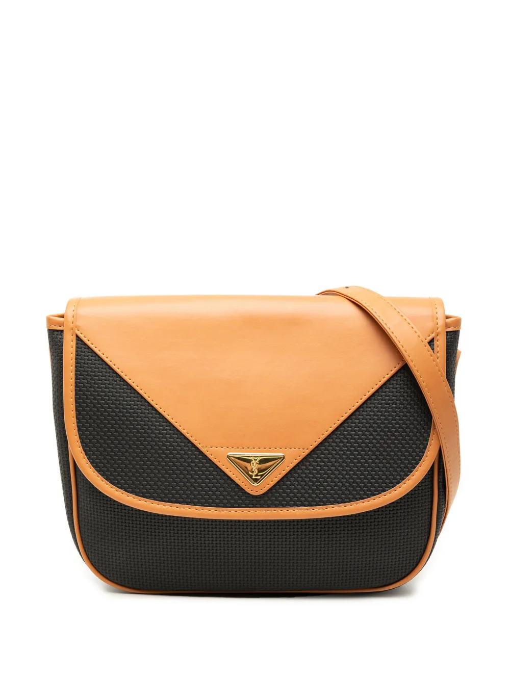 Saint Laurent Pre-Owned 2000-2025 Coated Canvas crossbody bag - Schwarz