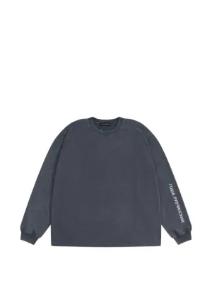 GOSHA RUBCHINSKIY Striped long-sleeve T-shirt | Black | FARFETCH BH