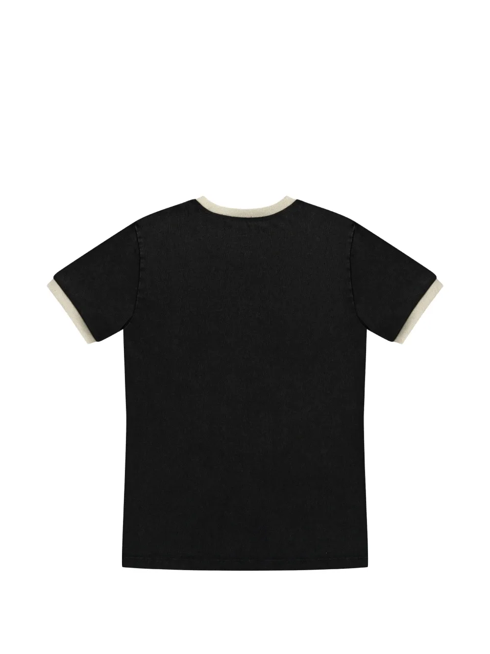 GOSHA RUBCHINSKIY contrast-trim logo-print T-shirt | Black | FARFETCH