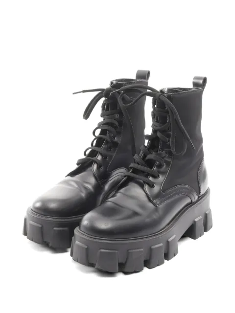 Prada Pre-Owned 2000s 60mm Monolith boots