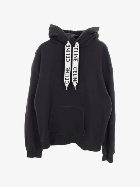 Celine Pre-Owned 2000s logo-drawstring hoodie