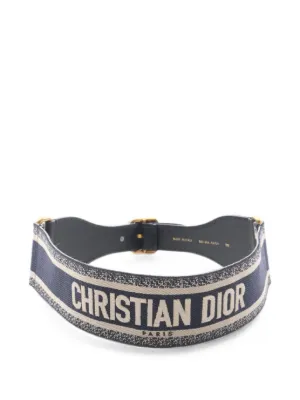 Christian Dior Pre-Owned 2004 オブリーク ベルト | ブルー | FARFETCH JP