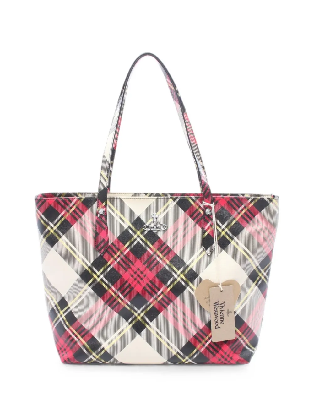 Vivienne Westwood Pre-Owned Borsa tote tartan - Rosa