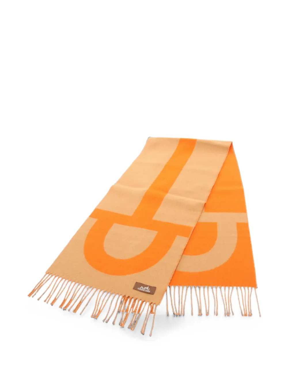 Hermès Pre-Owned 2010s Grand Mors cashmere scarf - Toni neutri