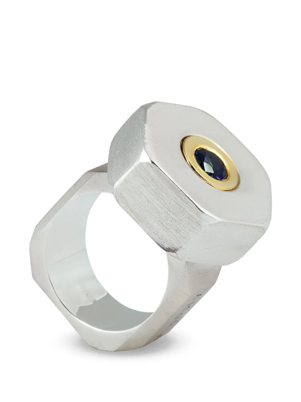 Amarin Nut sapphire ring - Argento