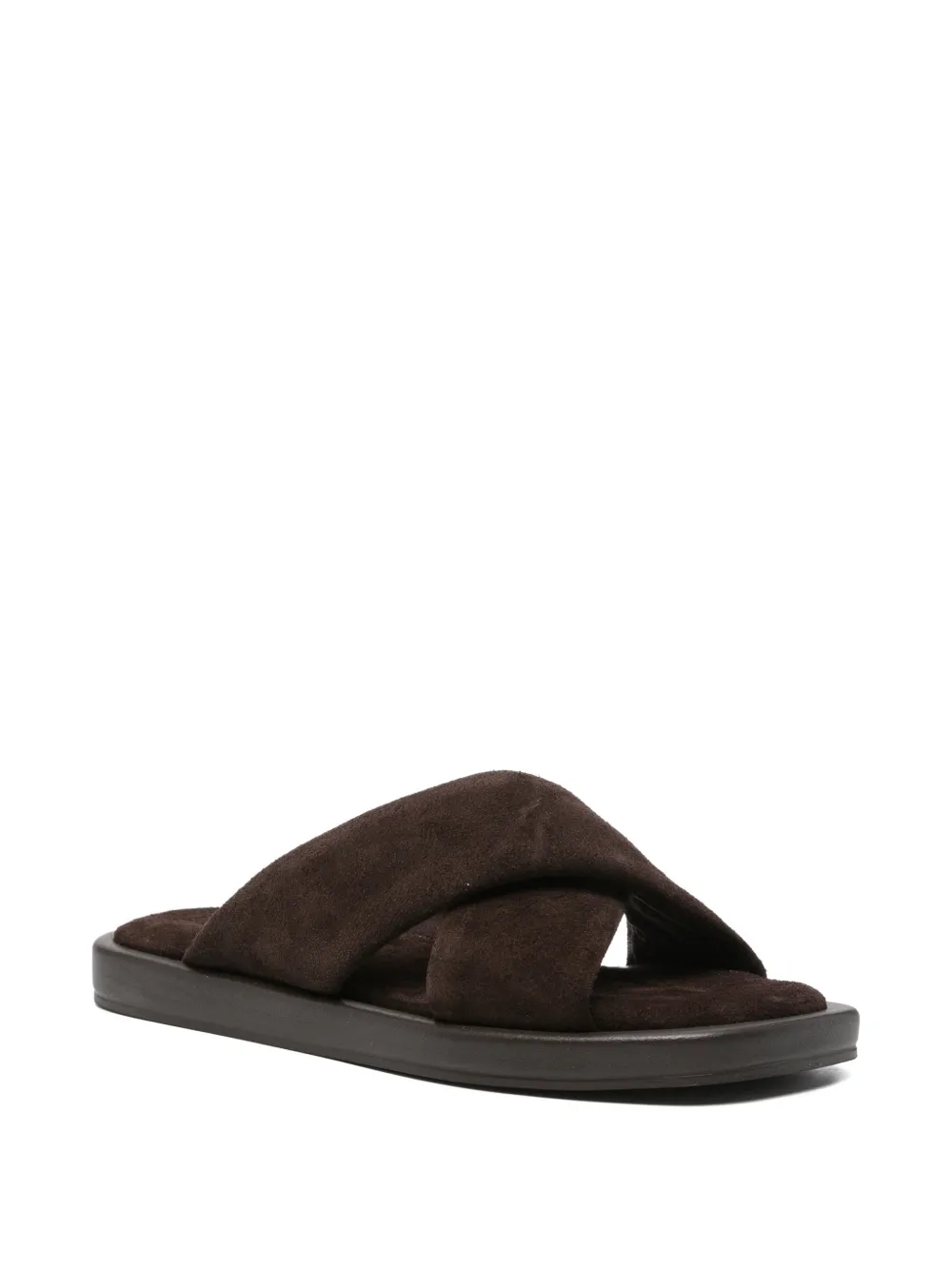 TAMARIS Sandalen met gekruiste bandjes Bruin
