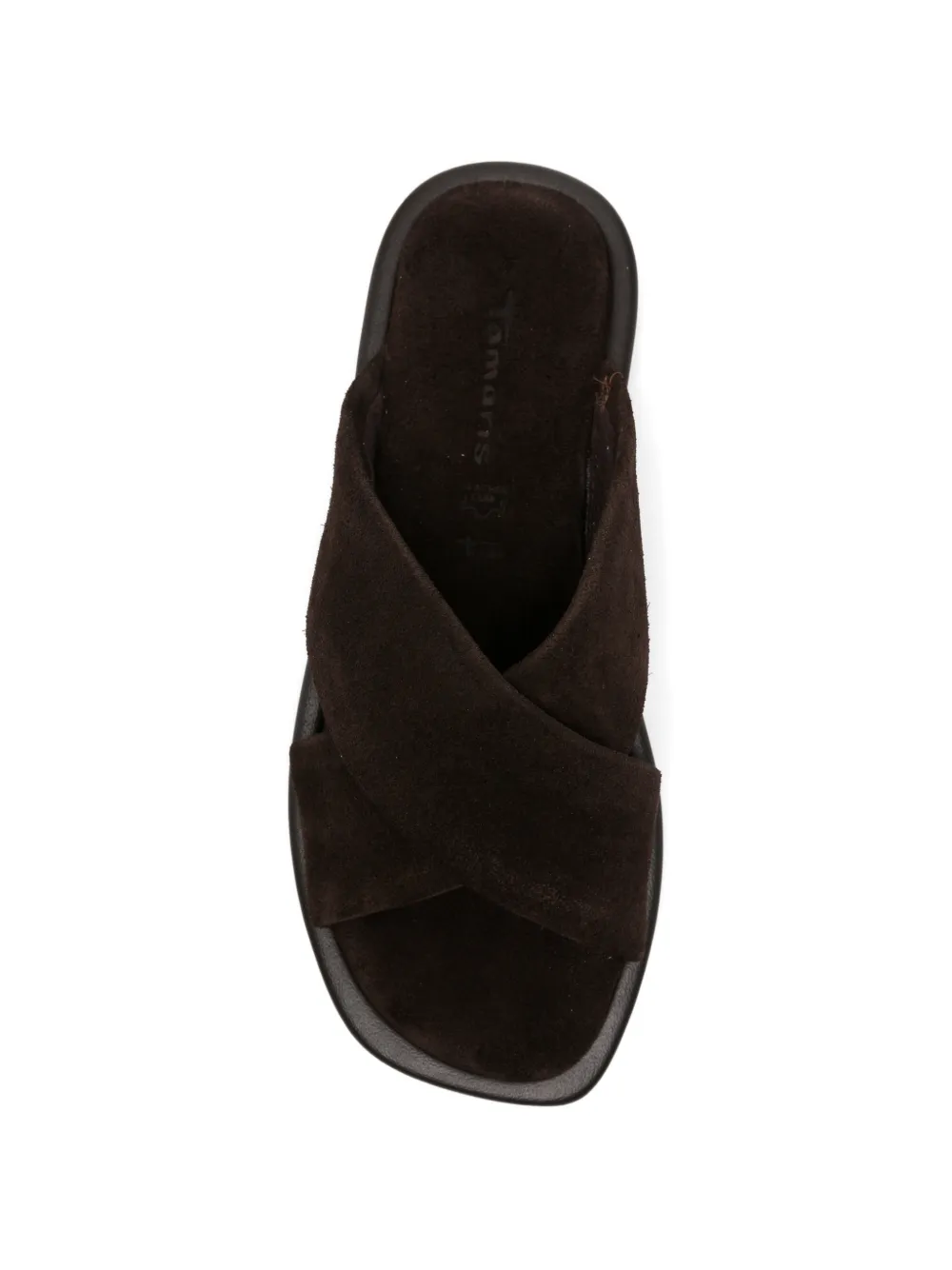 TAMARIS Sandalen met gekruiste bandjes Bruin