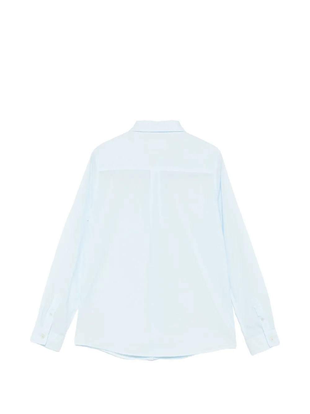 MC2 Saint Barth Kids Ice Jr overhemd met geborduurd logo Blauw