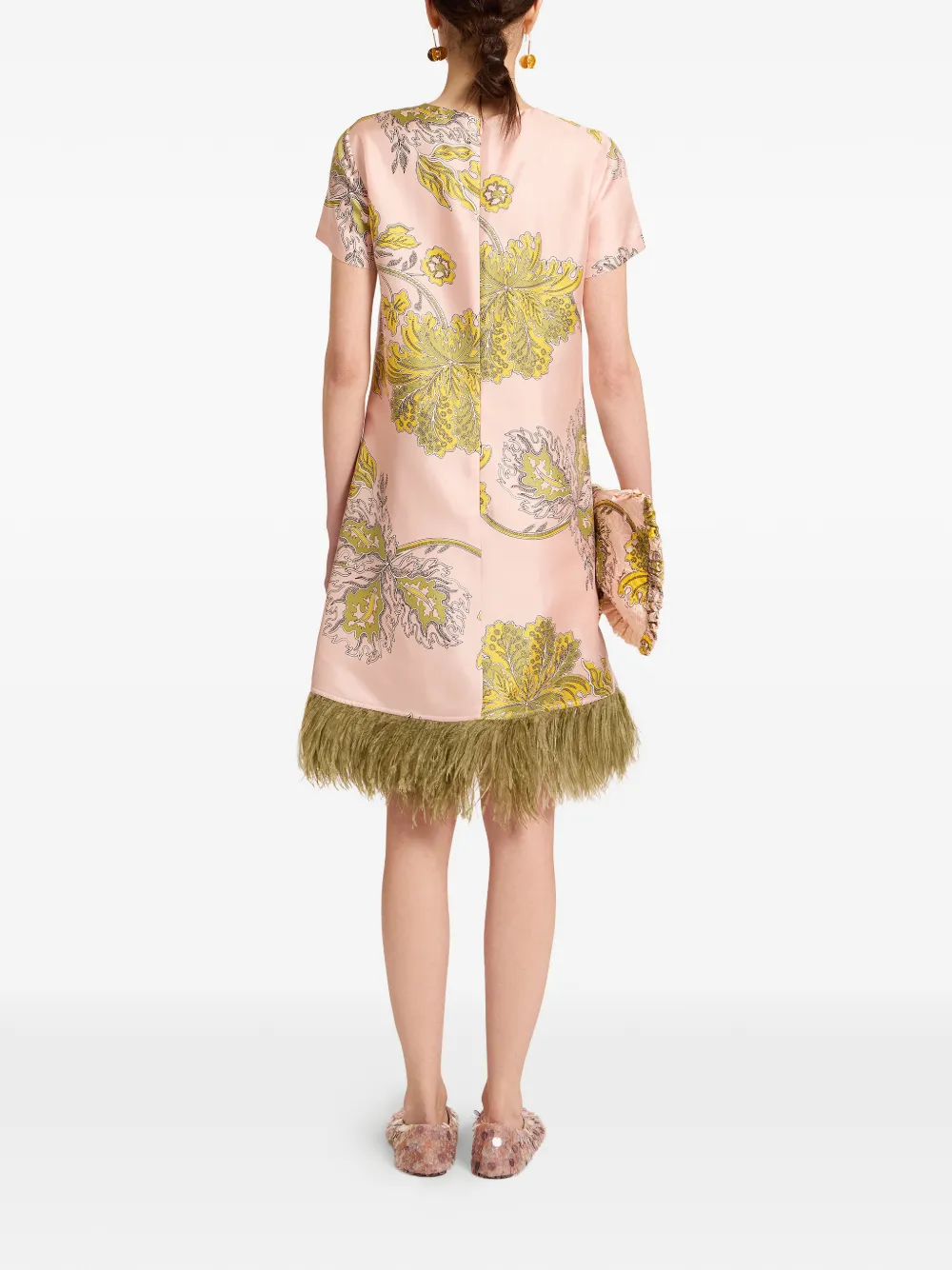 La DoubleJ Swing mini-jurk Roze