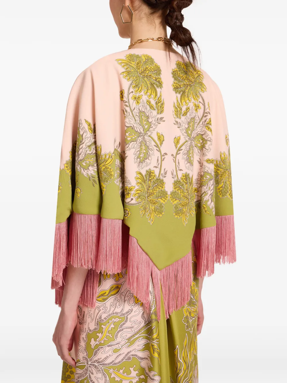 La DoubleJ Mini poncho Roze