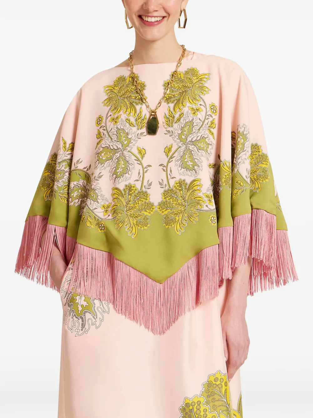 La DoubleJ mini poncho - Rosa