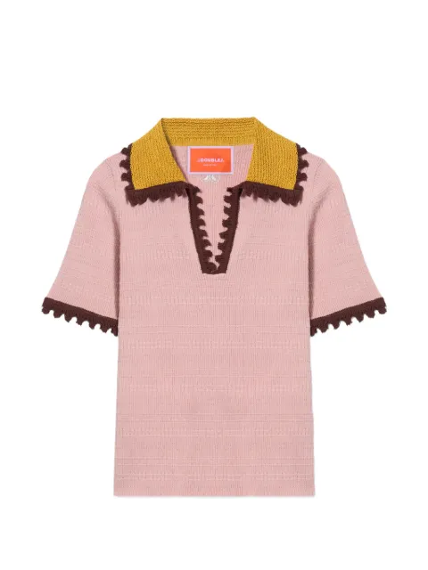 La DoubleJ Picket polo top