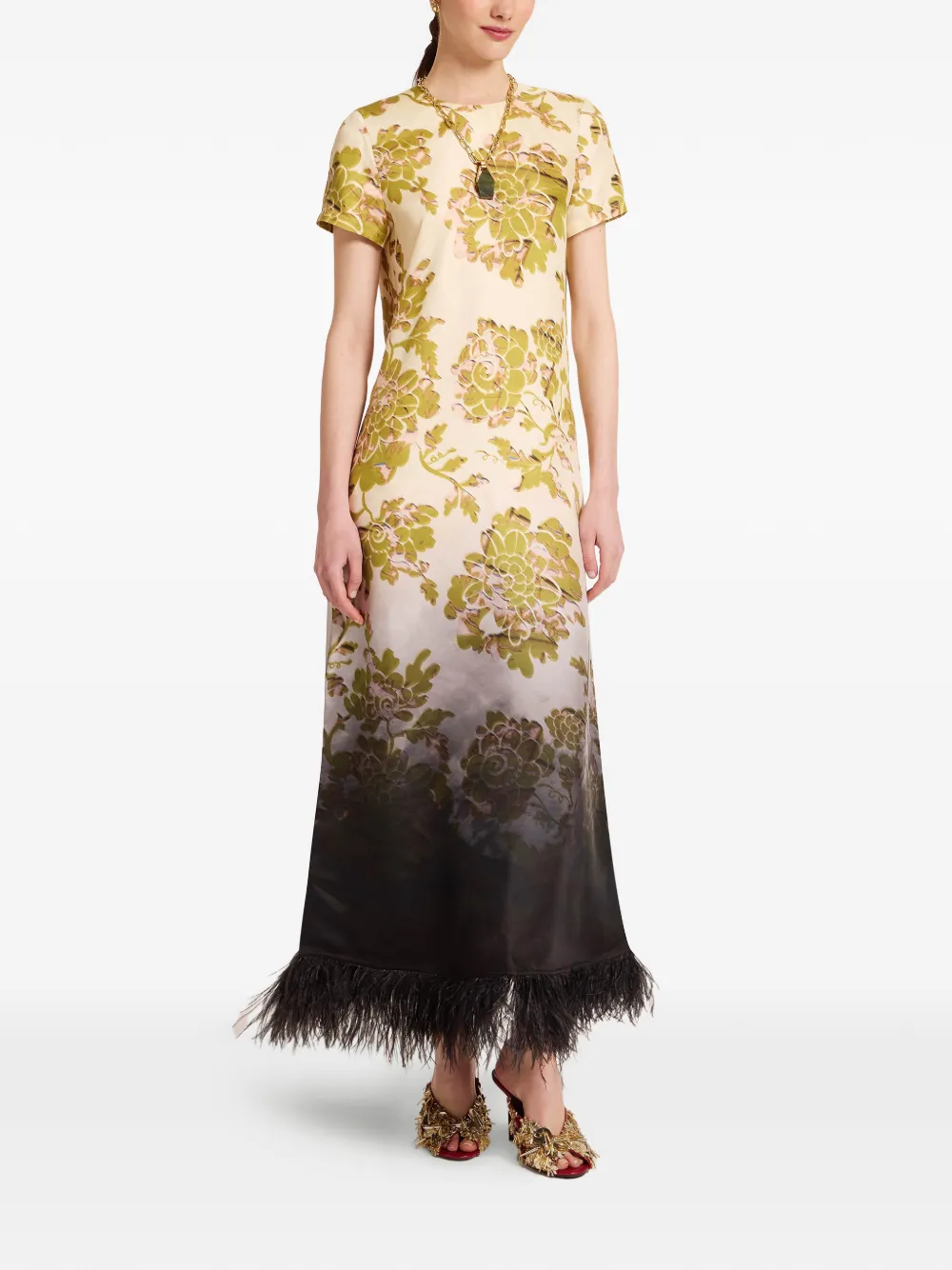 La DoubleJ Swing jurk Beige