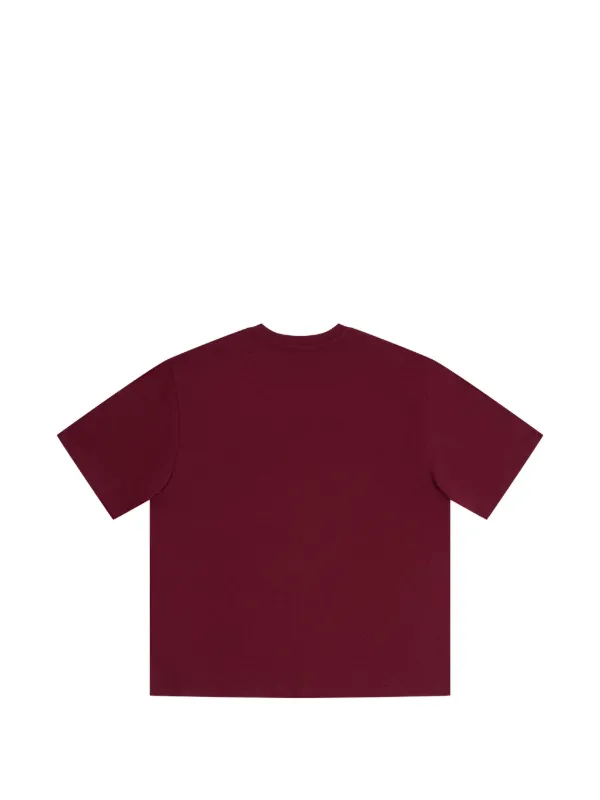GOSHA RUBCHINSKIY logo-print Oversized T-shirt | Red | FARFETCH AO