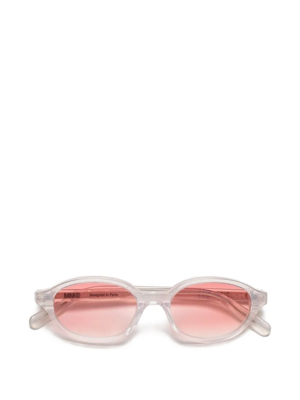 MM6 Maison Margiela oval-frame sunglasses - Grau