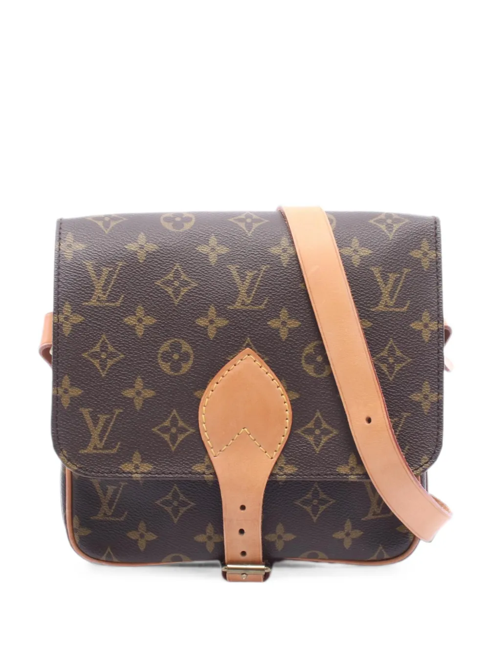 Louis Vuitton Pre-Owned 1988 Cartesier MM Monogram crossbody bag - Brown