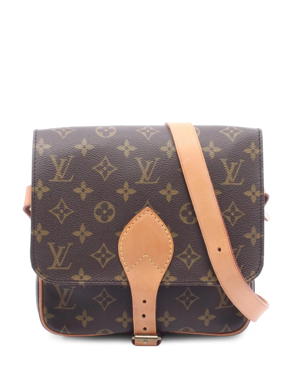 Louis Vuitton Pre-Owned 1988 Cartesier MM Monogram crossbody bag - Brown