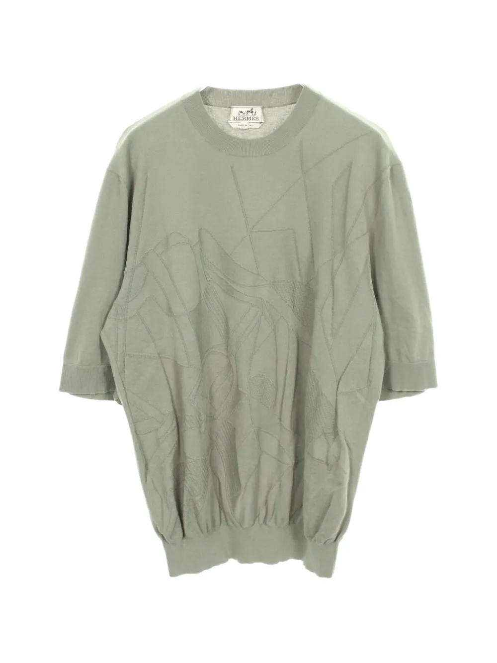 Hermès Pre-Owned 2010s Selles en Fragments sweater - Grau