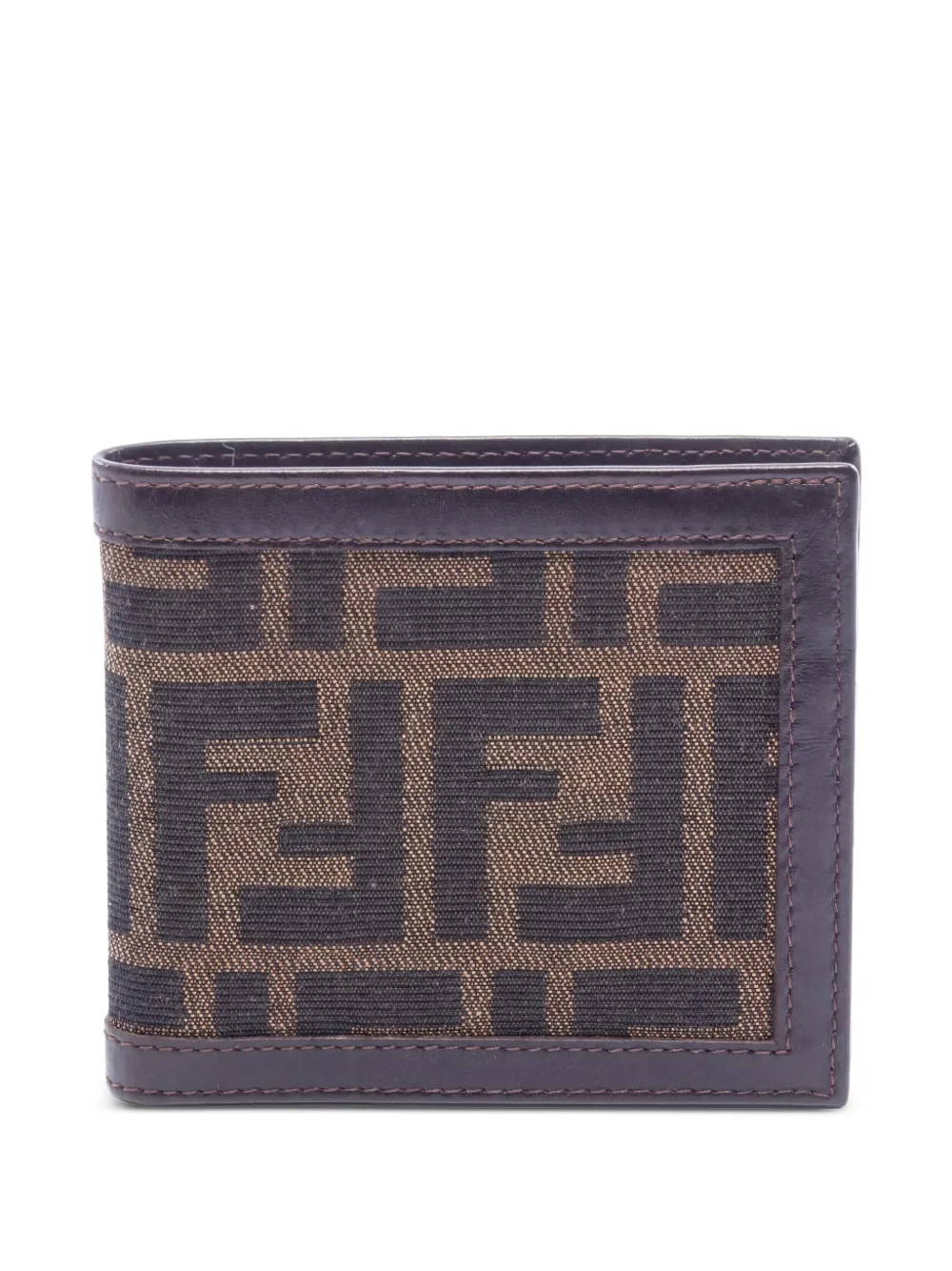Fendi Pre-Owned Zucca bi-fold wallet - Marrone