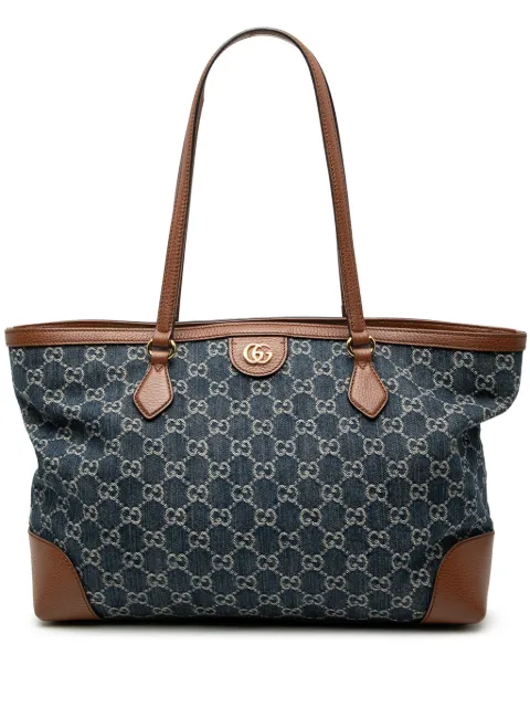 Gucci Pre-Owned 2000-2015 Medium GG Denim Ophidia tote bag