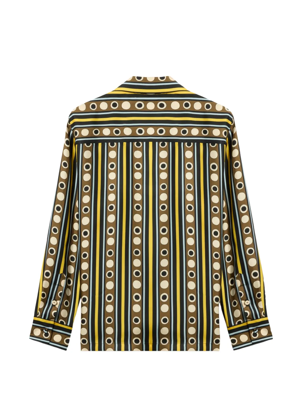 La DoubleJ Blouse met geometrische print Geel