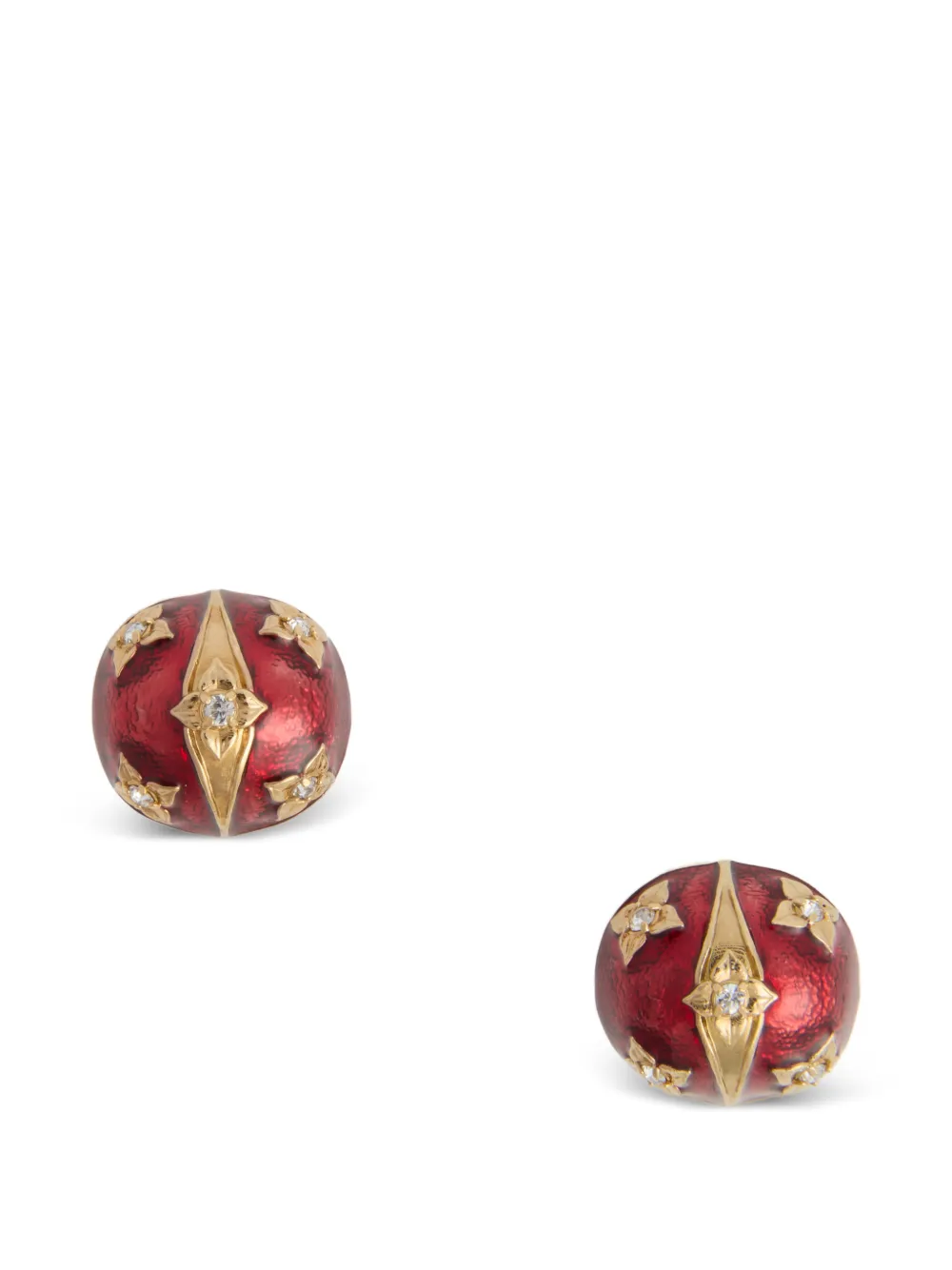 La DoubleJ Lady Scarab earrings - Oro