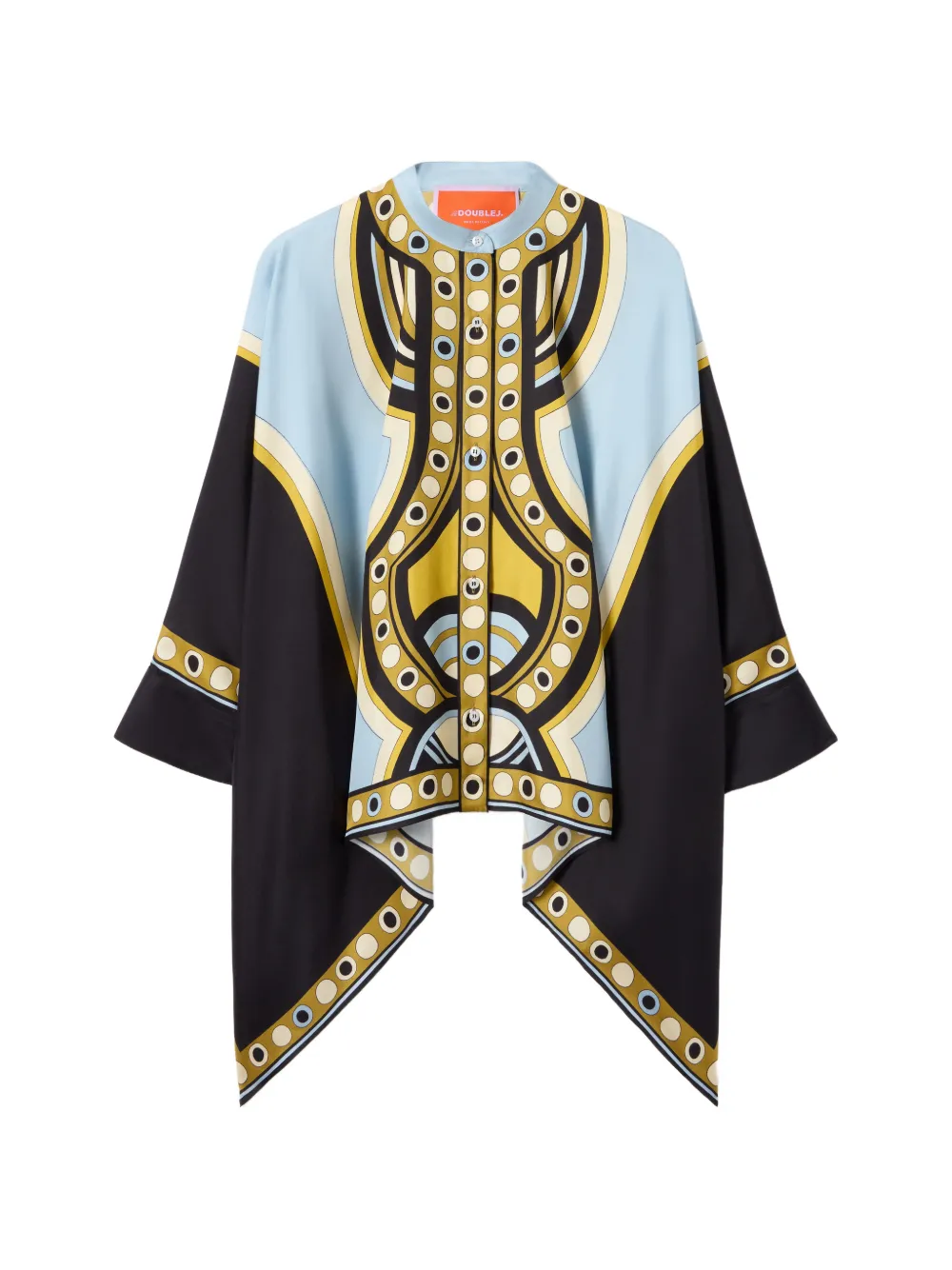 La DoubleJ Sanctuary Placée silk shirt - Nero