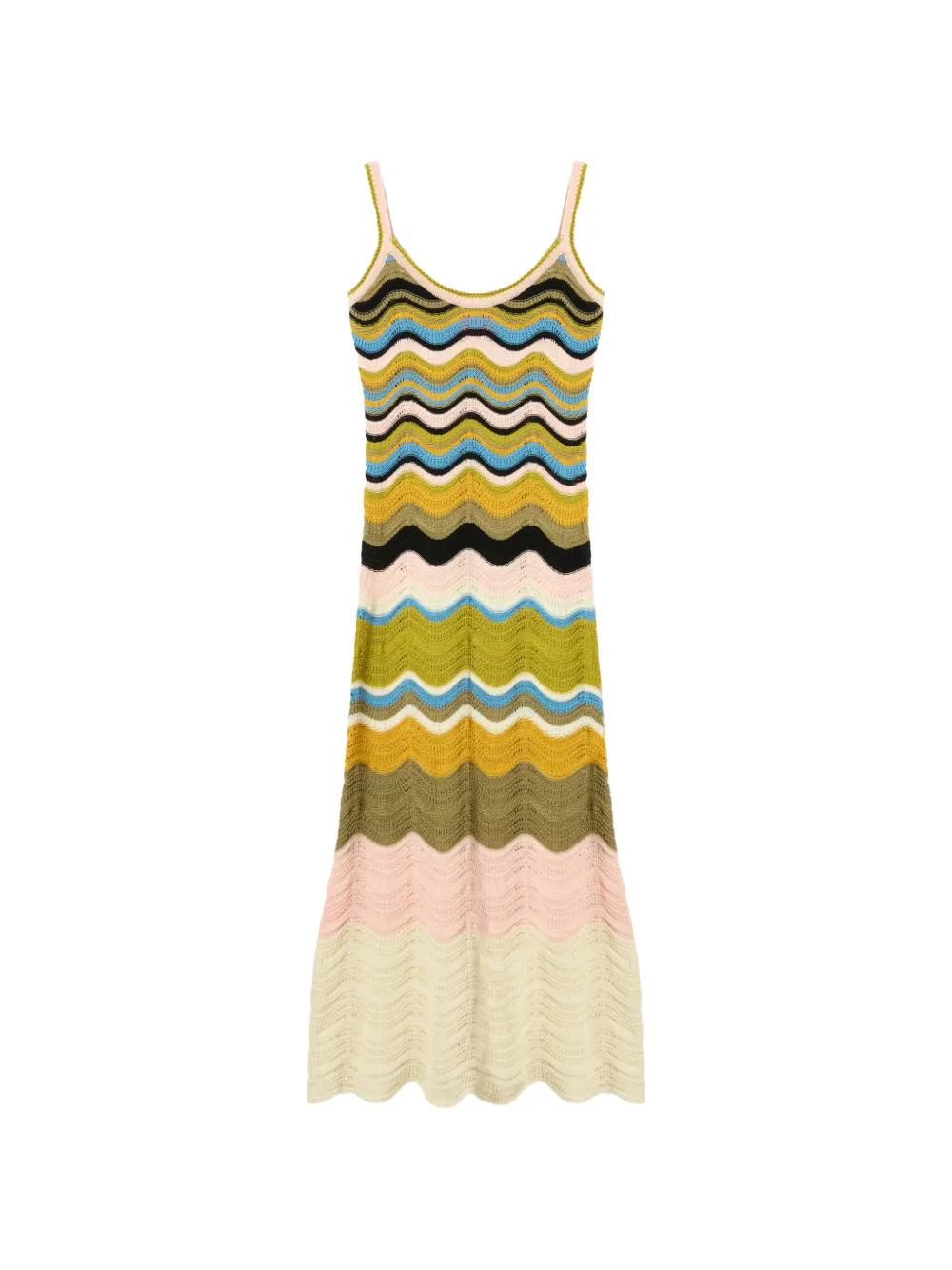 La DoubleJ Chevron sundress - Toni neutri