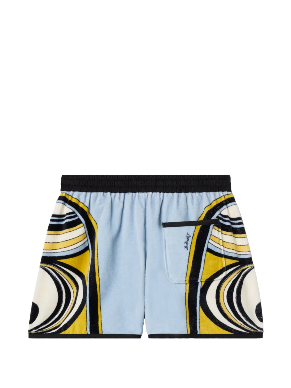 La DoubleJ Placée shorts met trekkoord Blauw