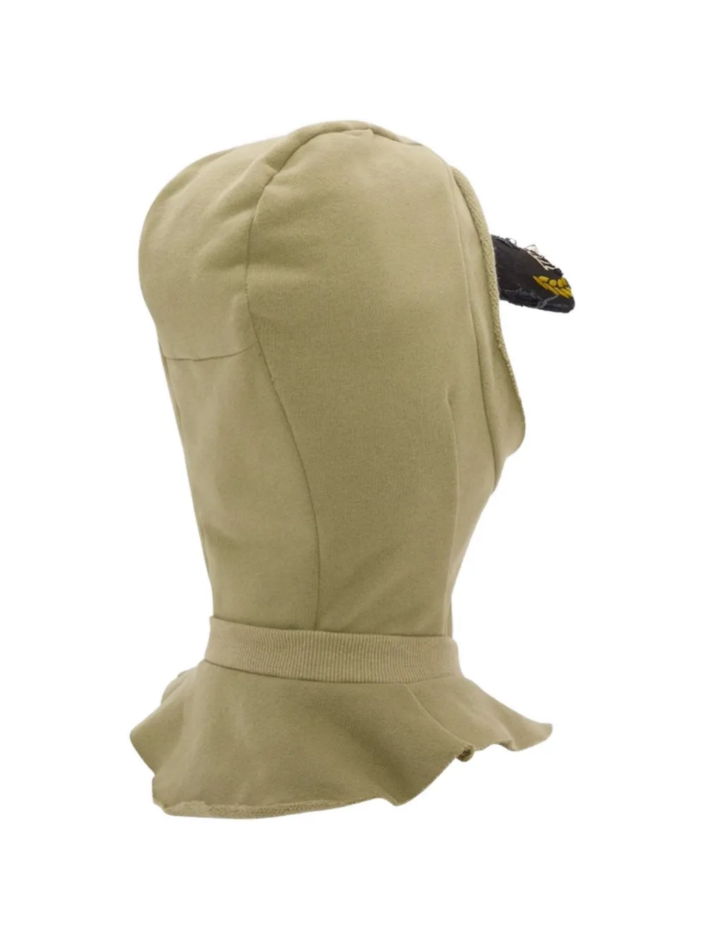 Martine Rose cut-peak balaclava - Verde