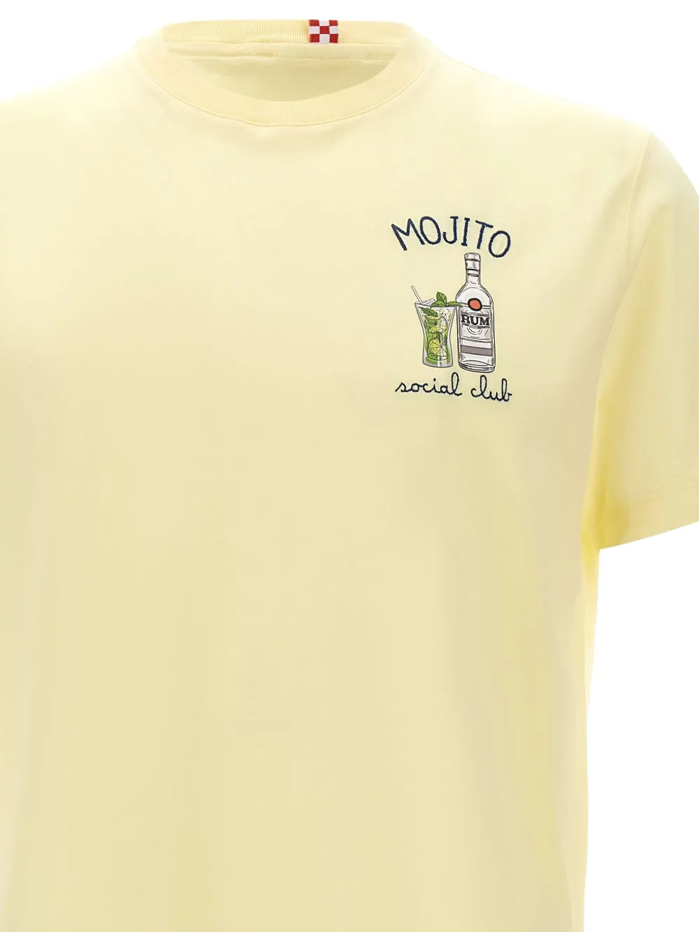 MC2 Saint Barth T-shirt met print Geel
