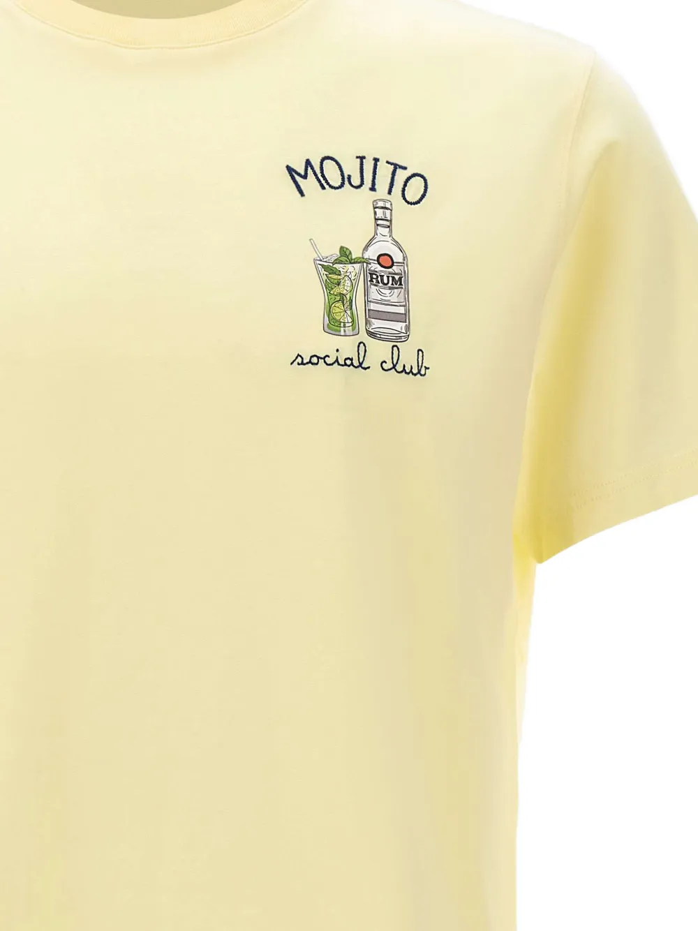 MC2 Saint Barth T-shirt met print Geel