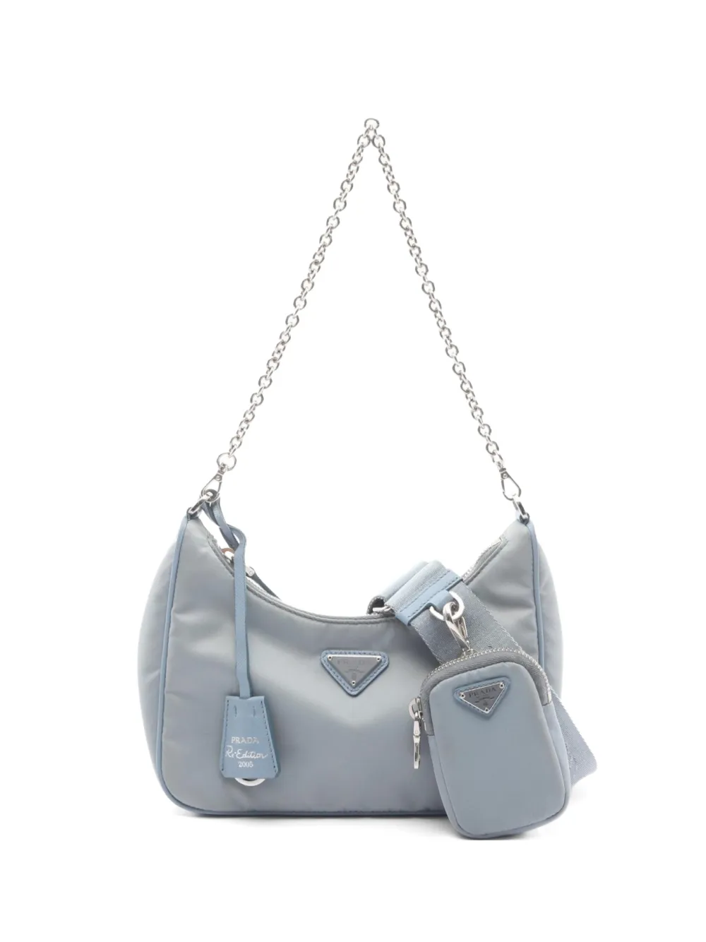 Prada Pre-Owned Re-Edition 2005 Schultertasche - Blau