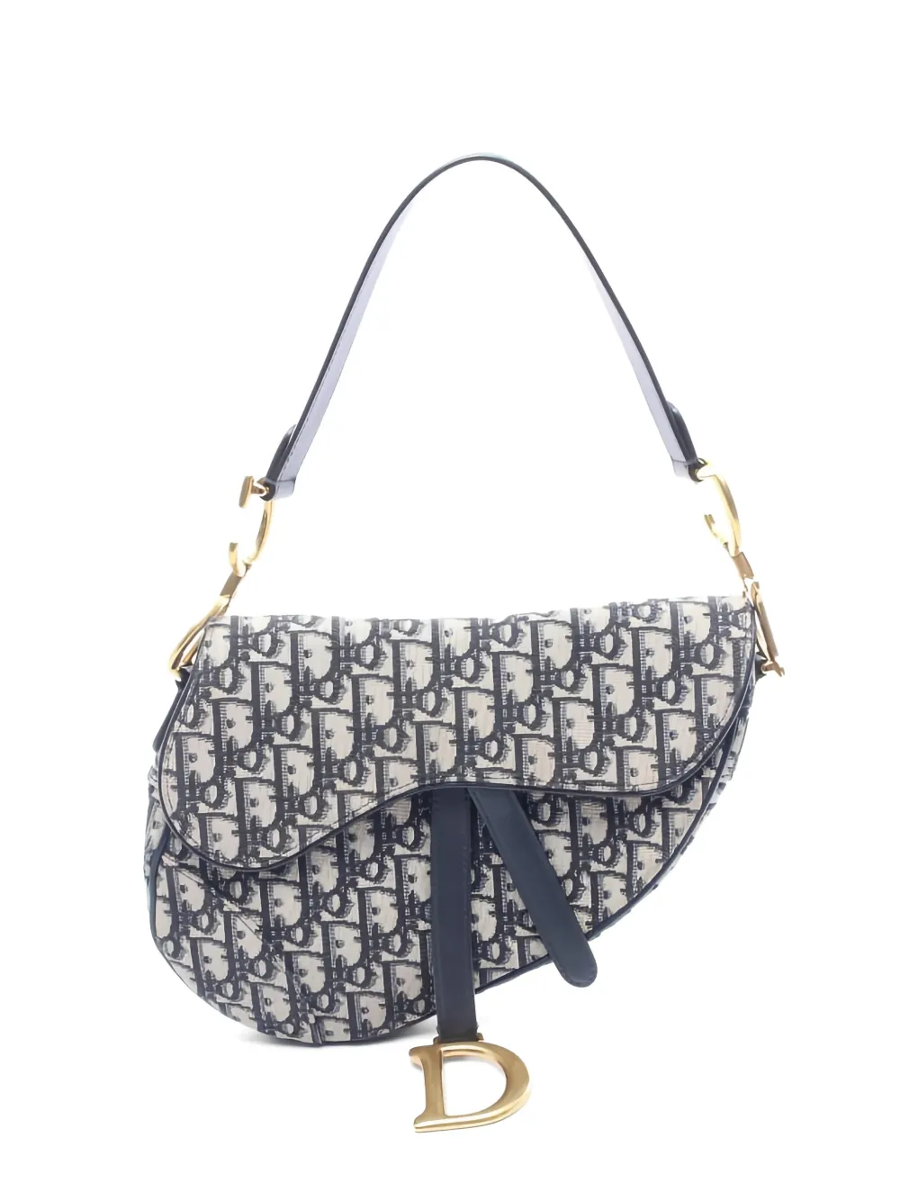 Christian Dior Pre-Owned 2000s Saddle Oblique shoulder bag - Blau