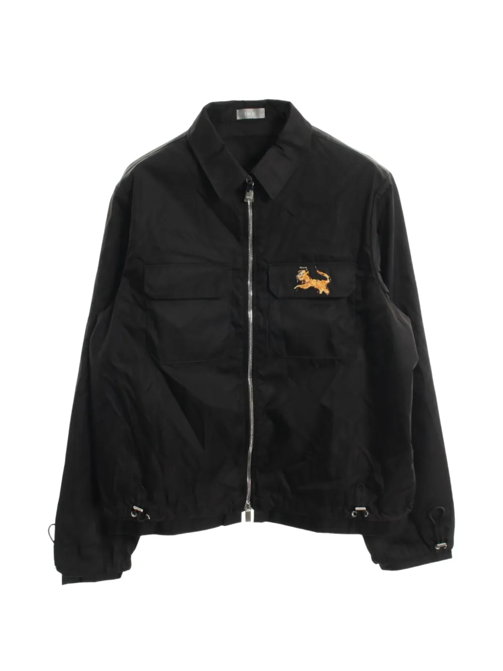 Christian Dior Pre-Owned x Peter Doig 2000s lion embroidery jacket - Nero