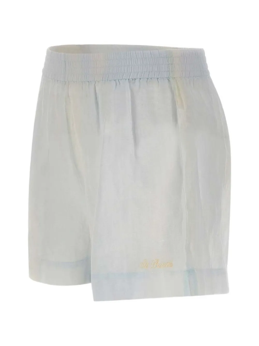 MC2 Saint Barth Ramie shorts met St. Tropez print Wit