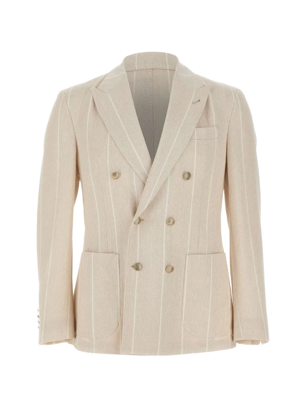 Eleventy striped double-breasted blazer - Toni neutri