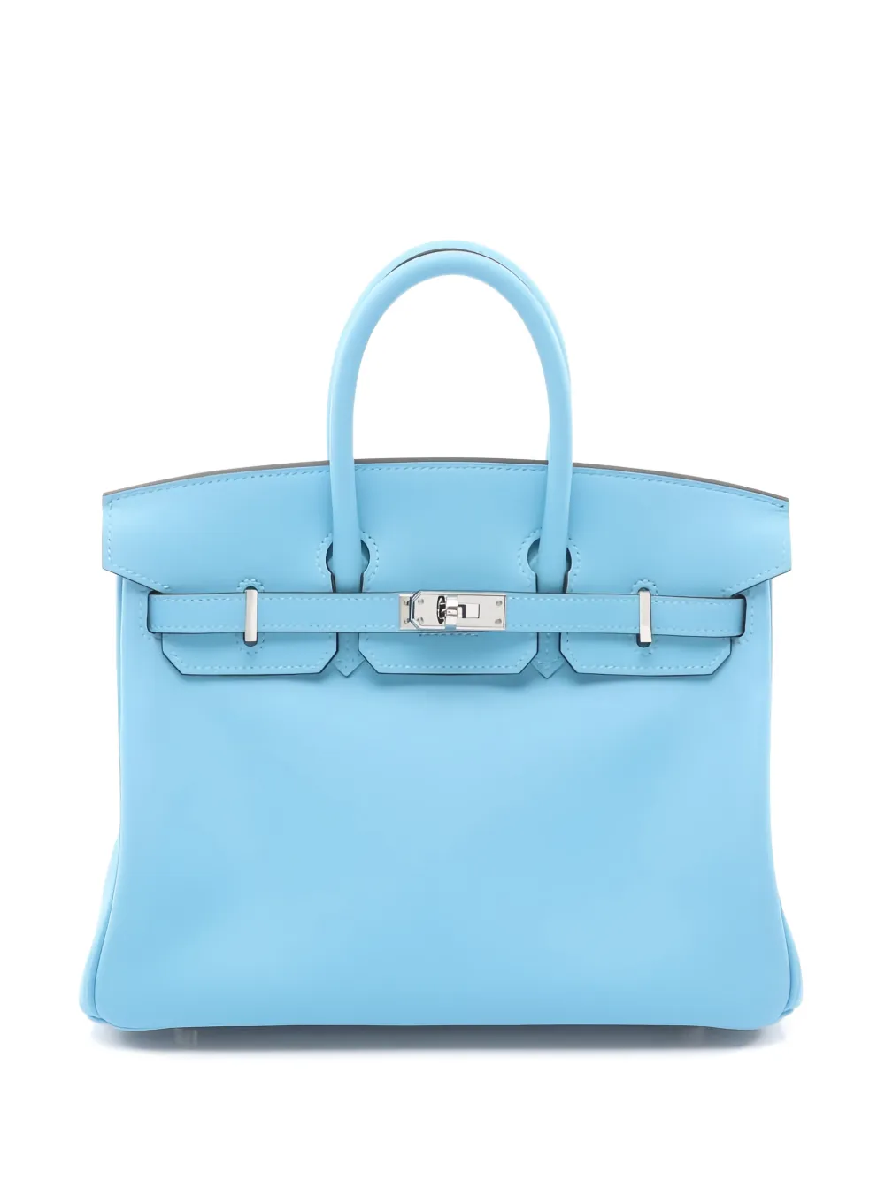 Hermès Pre-Owned Birkin 25 Celeste handbag - Blu