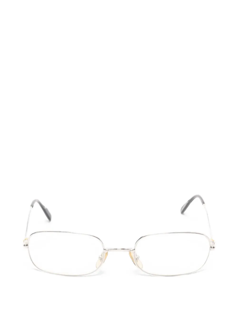 Cartier 2010s logo-detail glasses - Silber