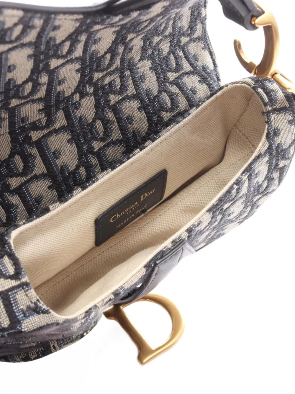 Dior Pre-owned 2010s Saddle Bag in Blue, view 5