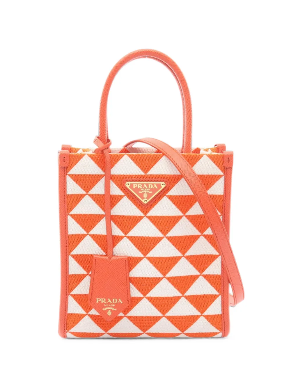 Prada Pre-Owned 2010s mini Symbole tote bag - Arancione